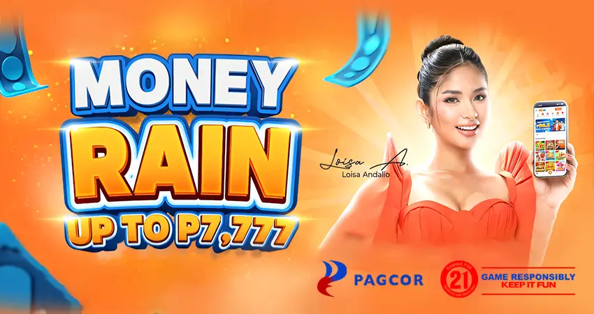 Juan365 Money Rain promo up to ₱7,777 featuring Loisa Andalio