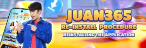 image of juan365 reinstall procedure: reinstalling the application