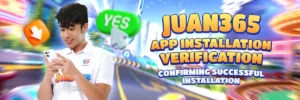 juan365 app installation verification confirming successful installation
